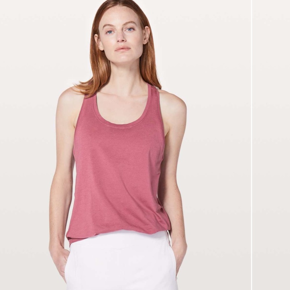 LULULEMON Love Tank *Pleated In Moss Rose Size 8